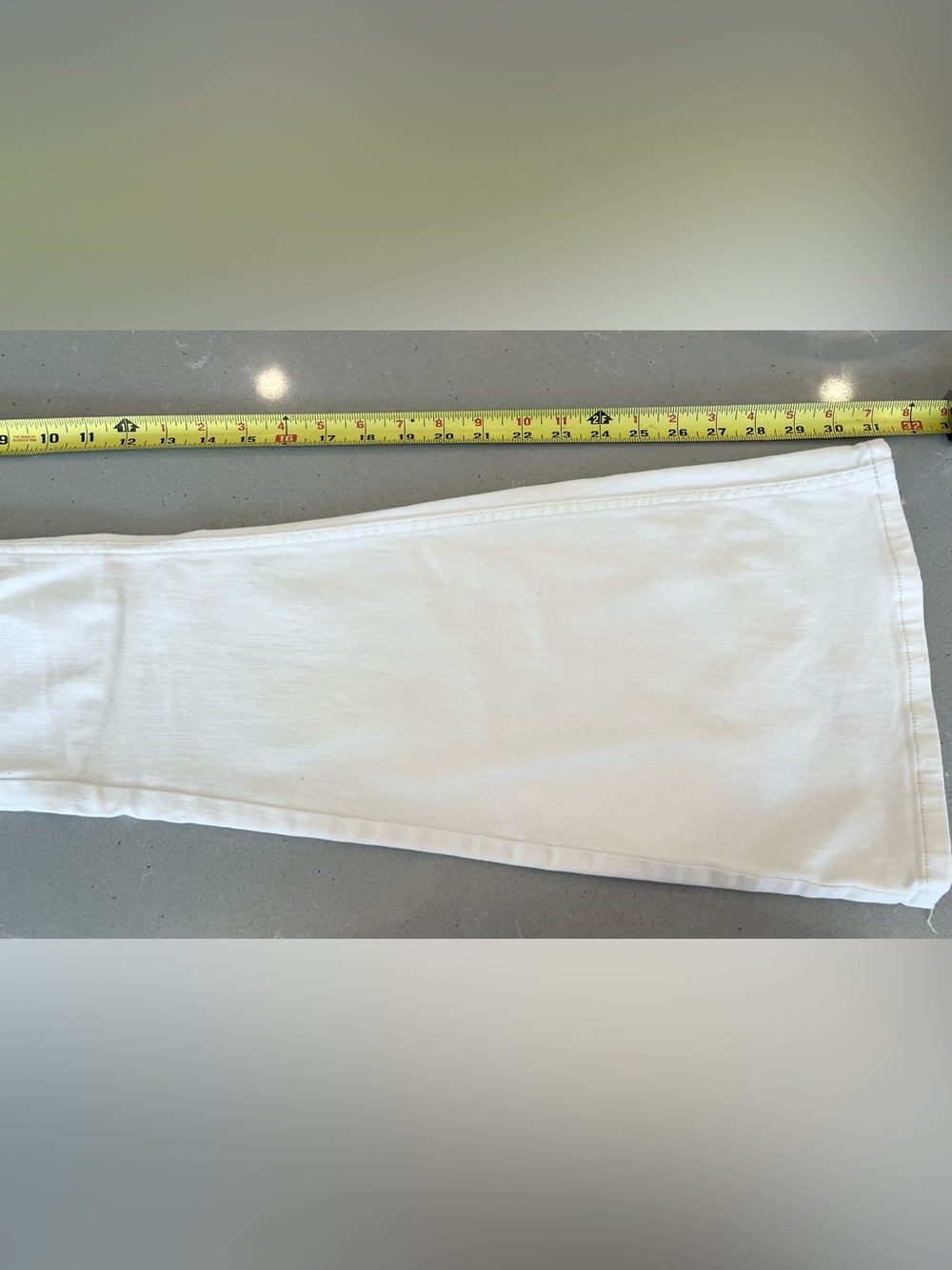 Free People We The Free Penny Pull On Flare Stretch High Rise Pants Ivory SZ 26 - Picture 9 of 9